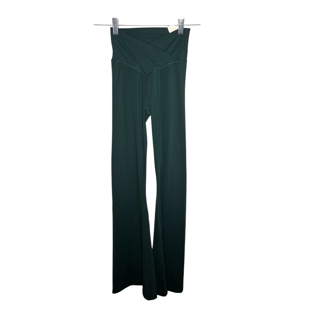 NEW Aerie Offline Real Me High Rise‎ Crossover Teal Flared Leggings